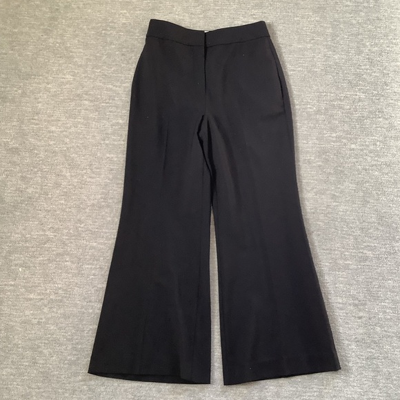 Rebecca Taylor NWT Elegant Black Flare Pants Sz 4